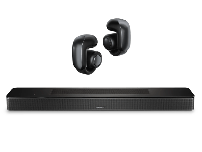 Renowned Noise-Cancelling Brand Smart Soundbar + Ultra Open Earbuds Set