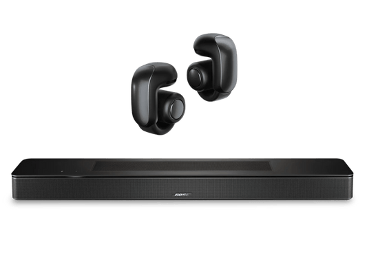 Renowned Noise-Cancelling Brand Smart Soundbar + Ultra Open Earbuds Set