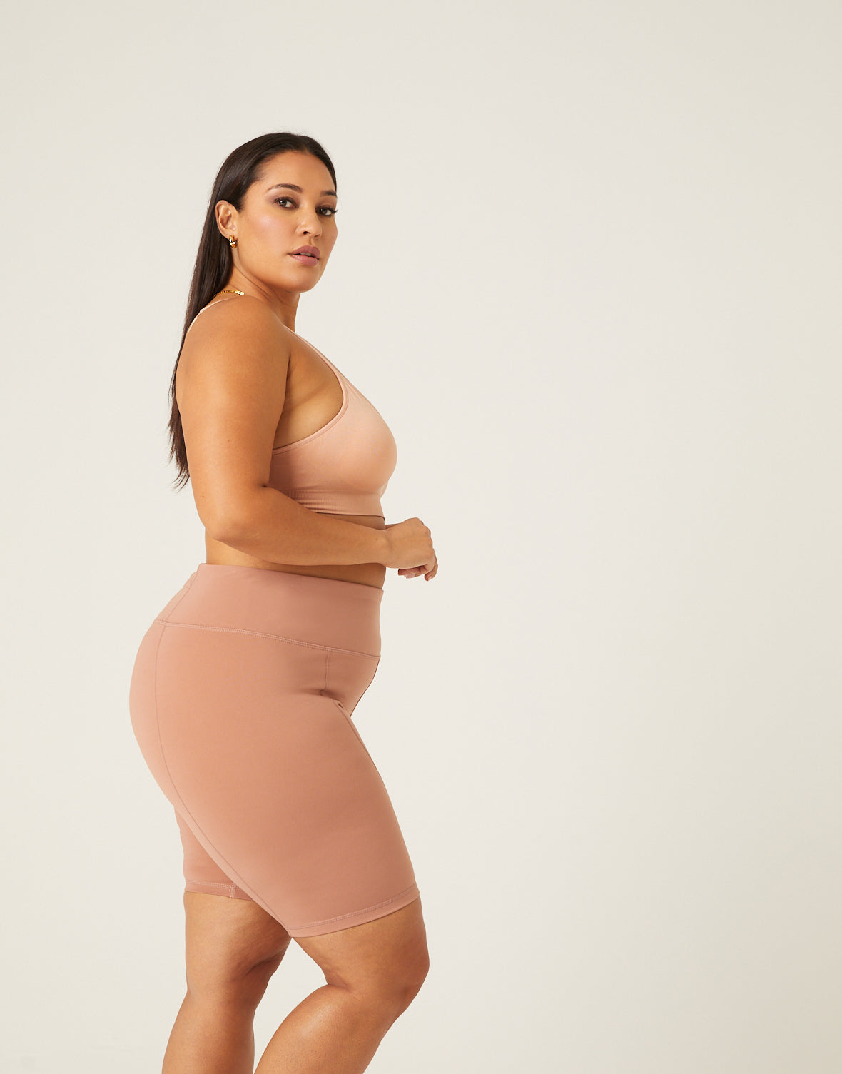 Plus Size Super Soft Bike Shorts