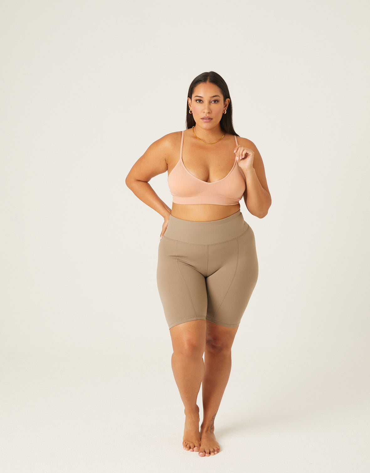 Plus Size Super Soft Bike Shorts