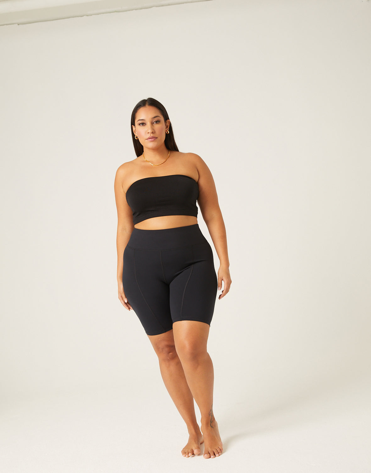 Plus Size Super Soft Bike Shorts
