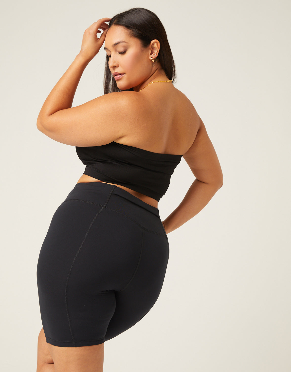 Plus Size Super Soft Bike Shorts