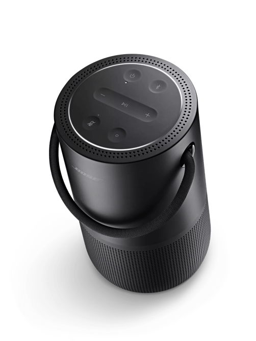 Portable Smart Speaker + Charging Cradle Set
