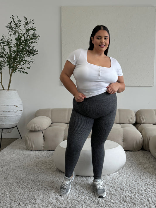 Plus Size Everyday Ribbed Tee