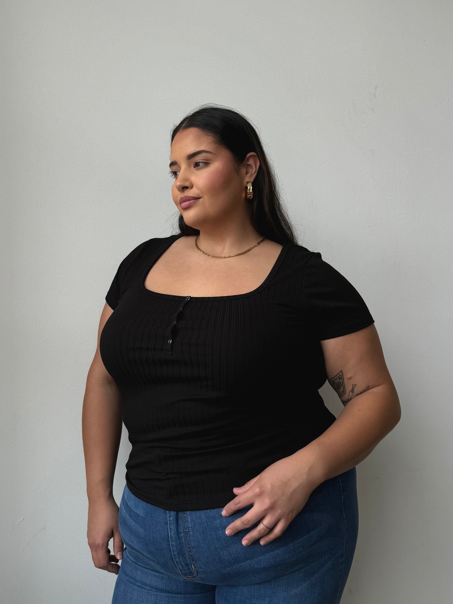 Plus Size Everyday Ribbed Tee