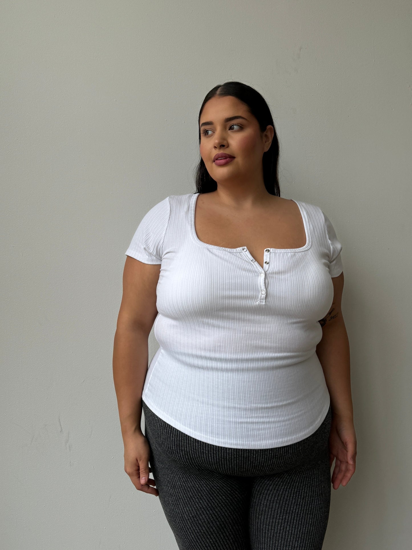 Plus Size Everyday Ribbed Tee
