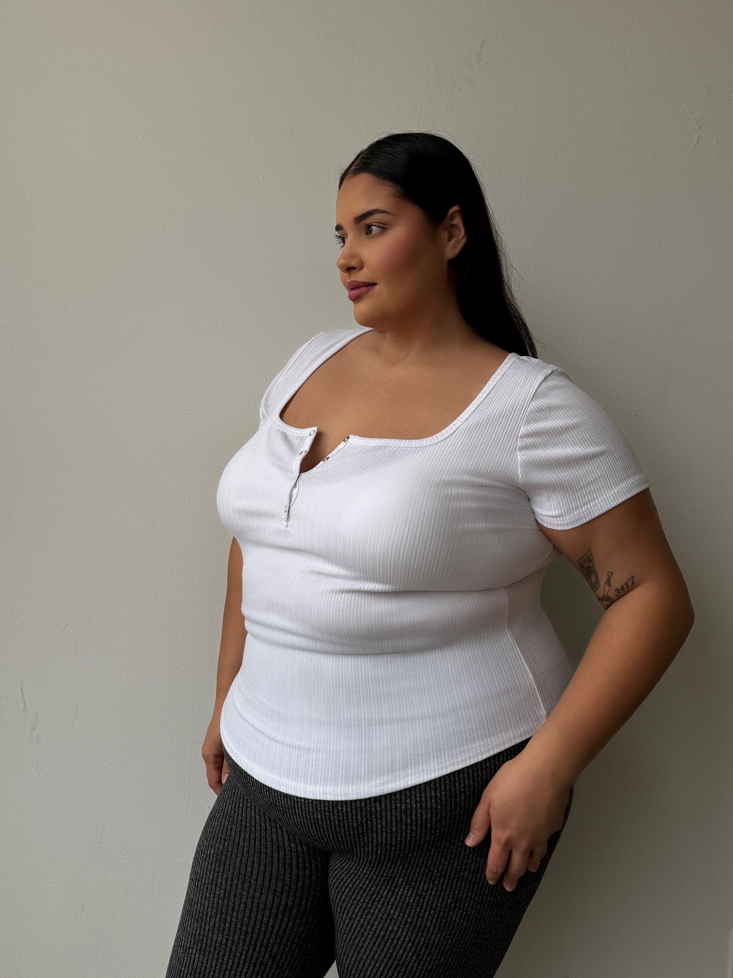 Plus Size Everyday Ribbed Tee