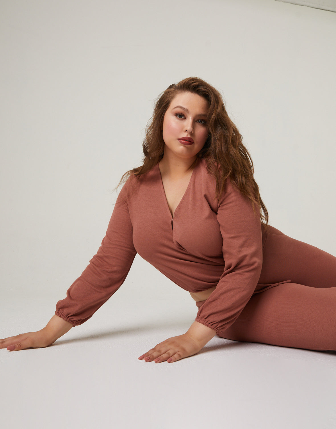 Plus Size Matching Lounge Set