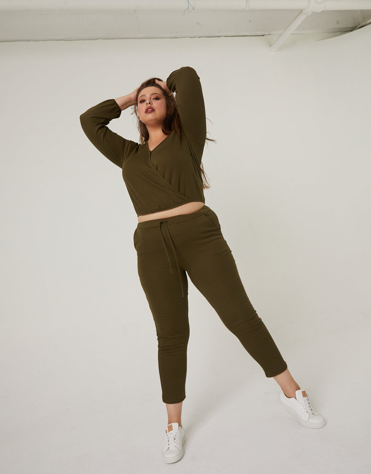 Plus Size Matching Lounge Set