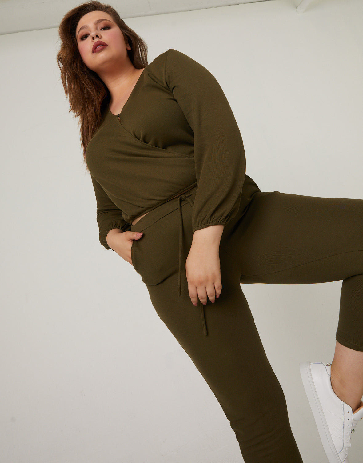 Plus Size Matching Lounge Set