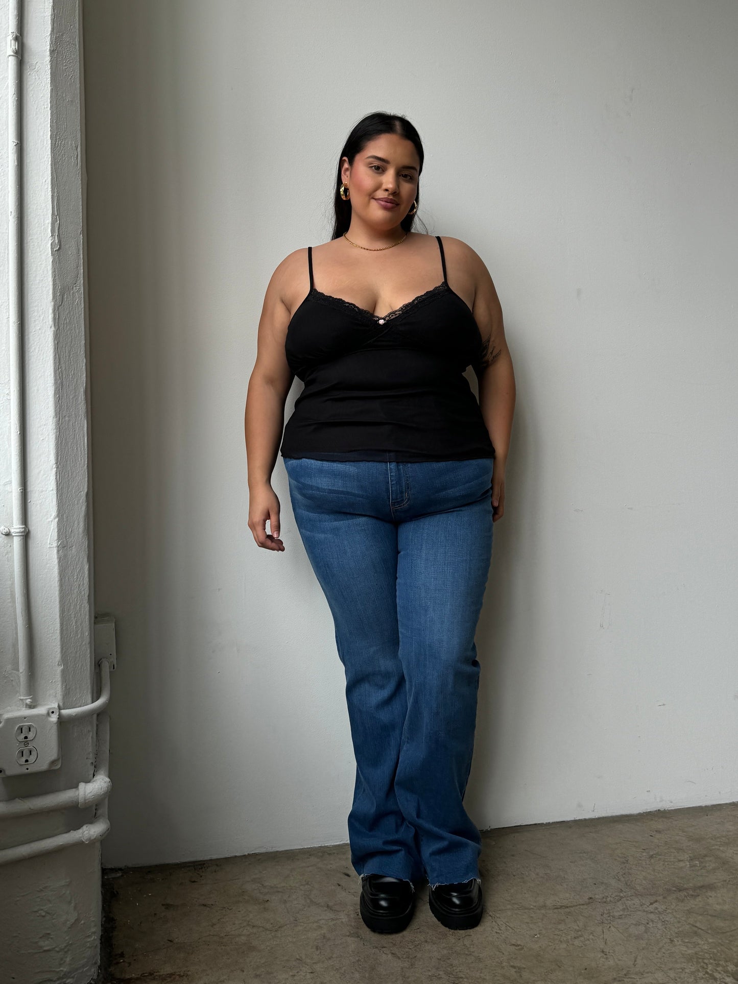Plus Size Lace Cami Top