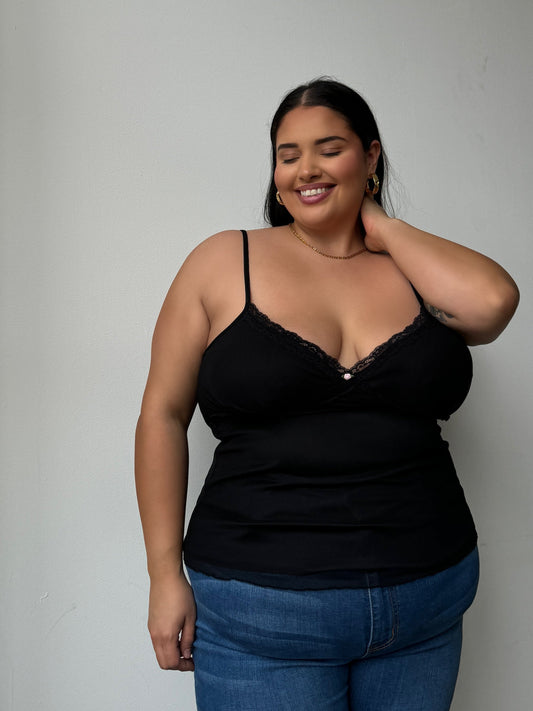 Plus Size Lace Cami Top