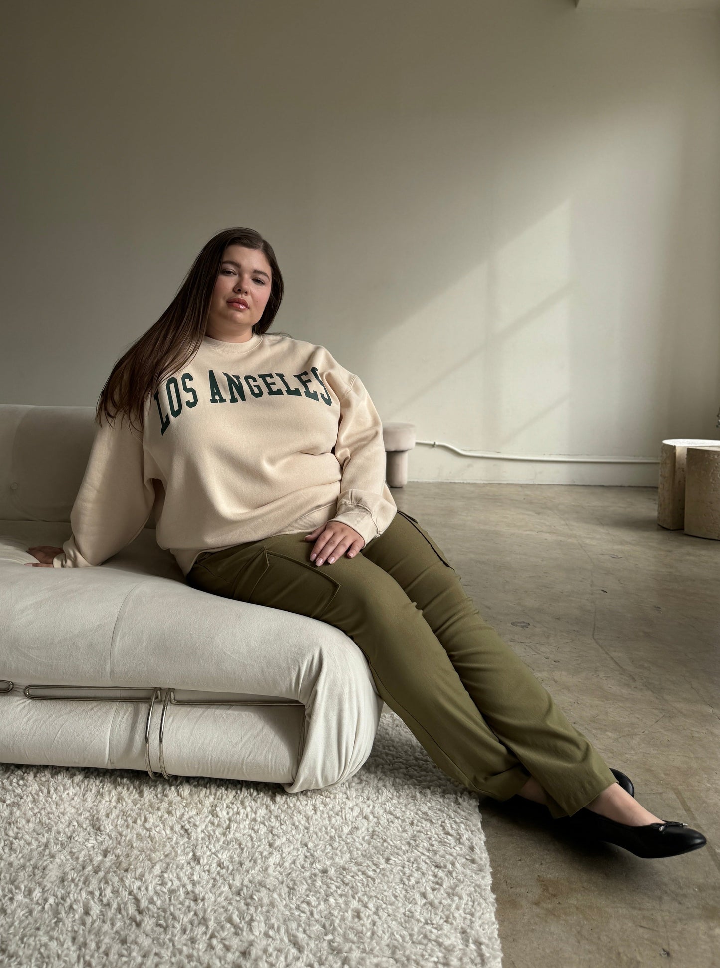 Plus Size Los Angeles Crewneck Sweatshirt