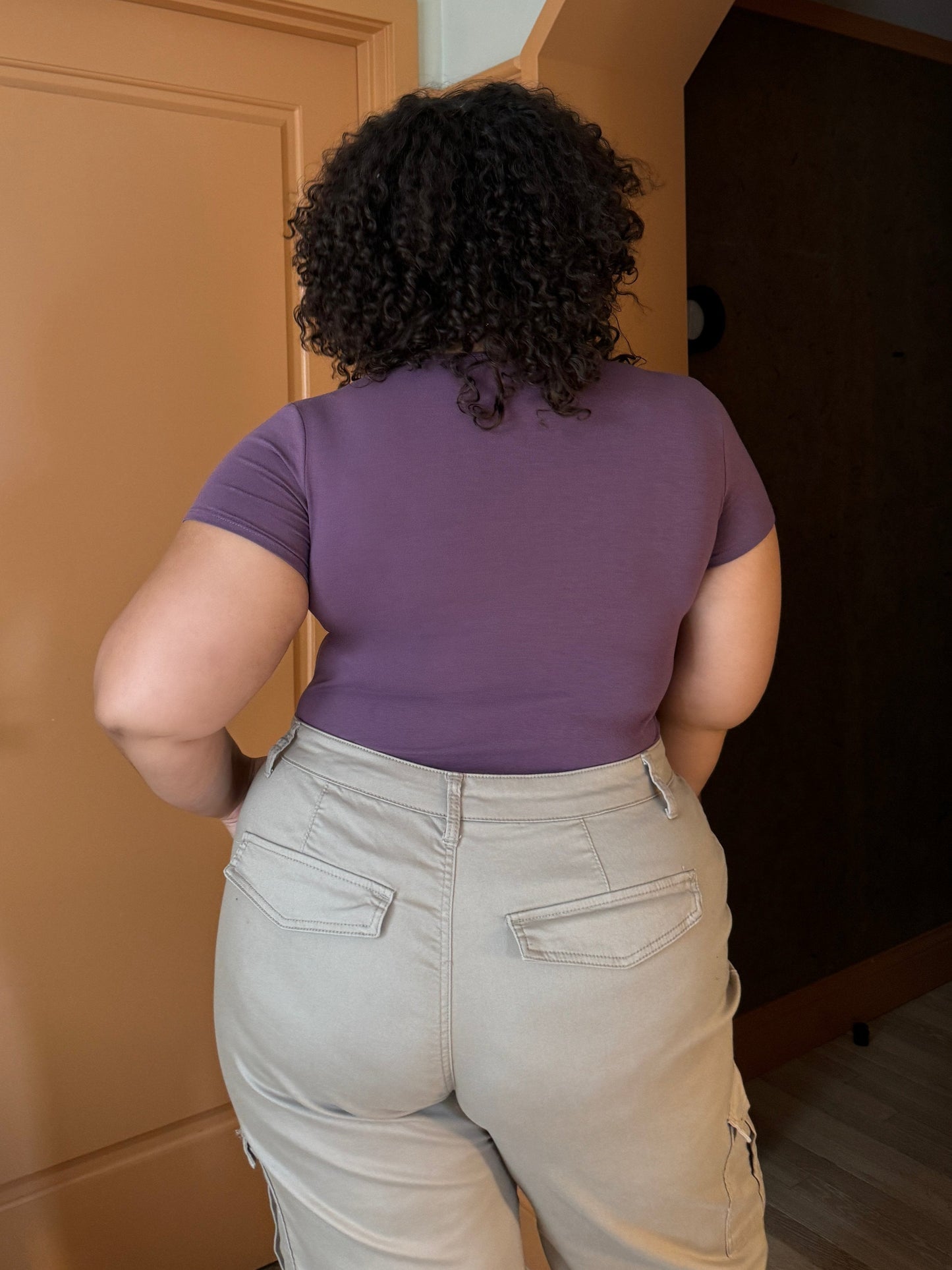 Plus Size Mini V-Cut Tee