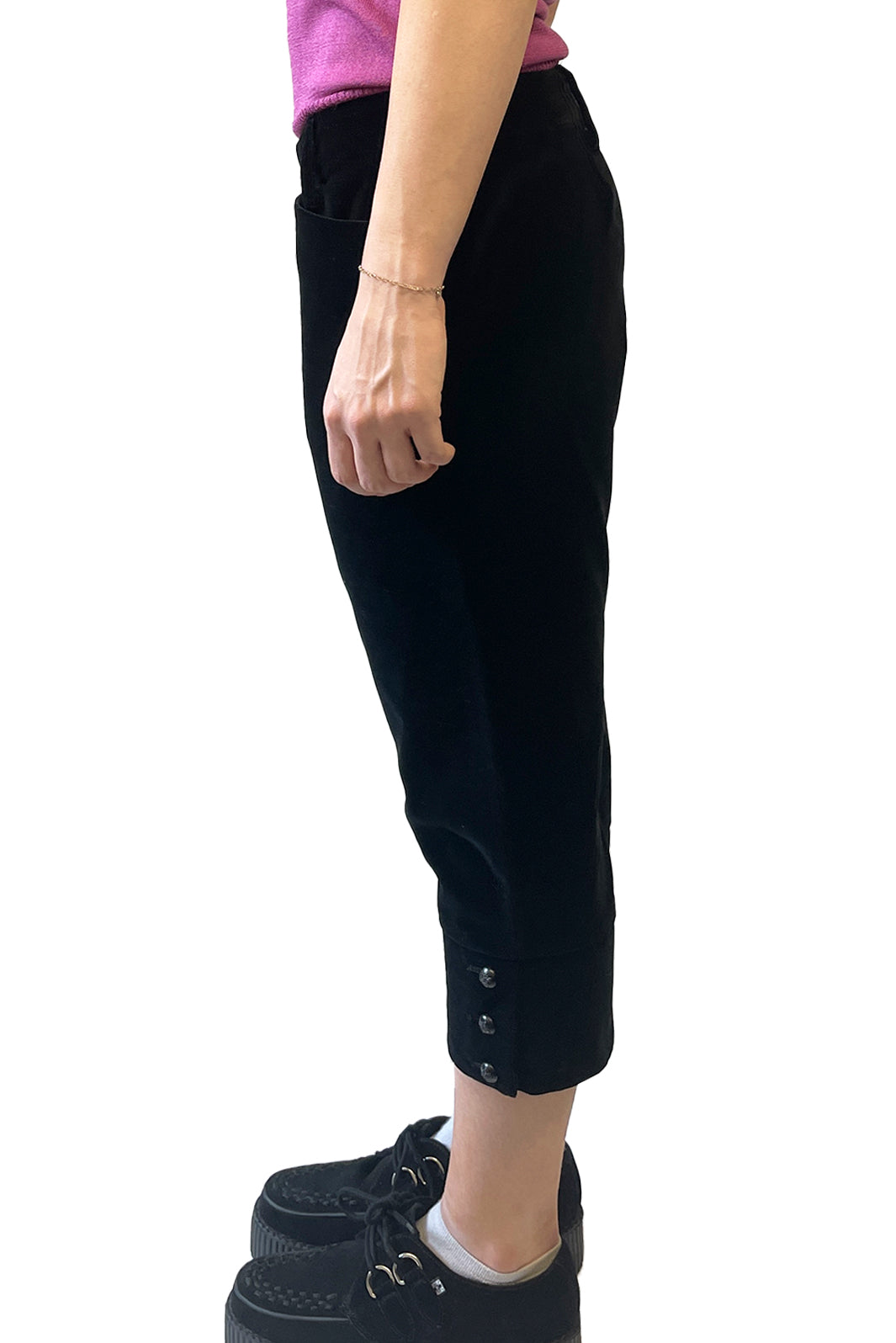 Vintage Anna Sui Fall 1994 Velvet Capris